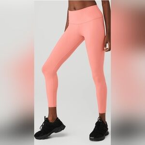 Alo Small 7/8 High-Waist Airbrush Legging Strawberry Lemonade